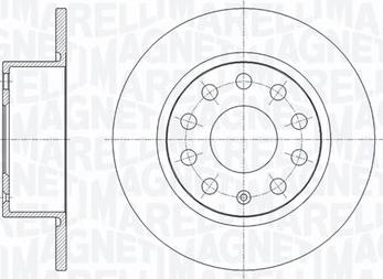 Magneti Marelli 361302040656 - Disque de frein cwaw.fr