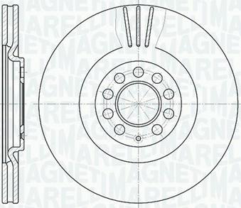 Magneti Marelli 361302040660 - Disque de frein cwaw.fr