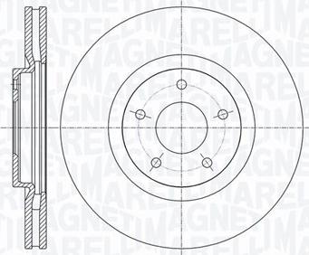 Magneti Marelli 361302040608 - Disque de frein cwaw.fr