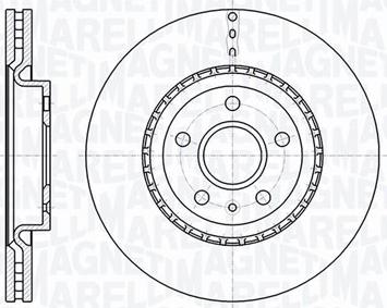 Magneti Marelli 361302040612 - Disque de frein cwaw.fr