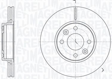 Magneti Marelli 361302040632 - Disque de frein cwaw.fr