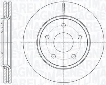 Magneti Marelli 361302040626 - Disque de frein cwaw.fr