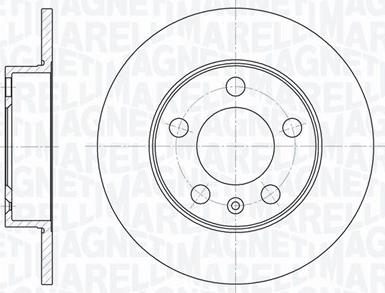 Magneti Marelli 361302040677 - Disque de frein cwaw.fr