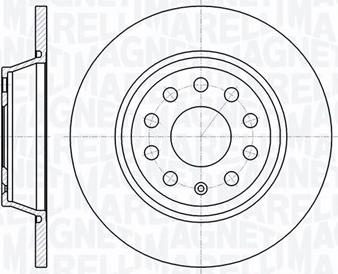 Magneti Marelli 361302040195 - Disque de frein cwaw.fr