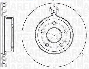 Magneti Marelli 361302040196 - Disque de frein cwaw.fr