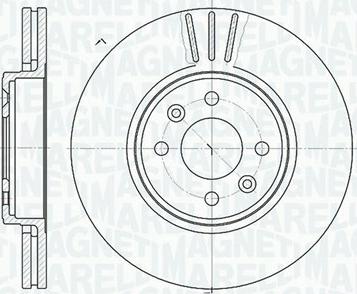 Magneti Marelli 361302040198 - Disque de frein cwaw.fr