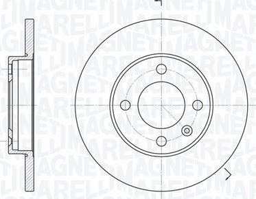 Magneti Marelli 361302040193 - Disque de frein cwaw.fr