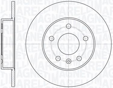 Magneti Marelli 361302040141 - Disque de frein cwaw.fr