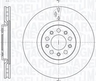 Magneti Marelli 361302040142 - Disque de frein cwaw.fr