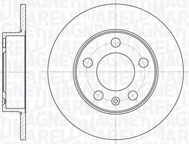 Magneti Marelli 361302040151 - Disque de frein cwaw.fr