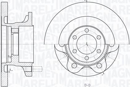 Magneti Marelli 361302040157 - Disque de frein cwaw.fr