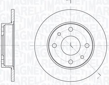 Magneti Marelli 361302040169 - Disque de frein cwaw.fr