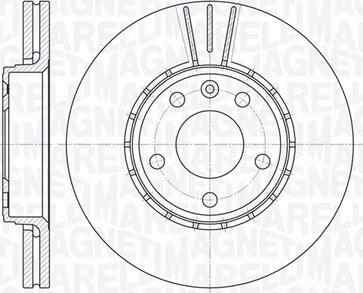 Magneti Marelli 361302040164 - Disque de frein cwaw.fr