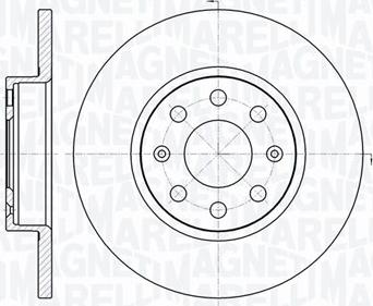 Magneti Marelli 361302040165 - Disque de frein cwaw.fr