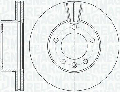 Magneti Marelli 361302040160 - Disque de frein cwaw.fr