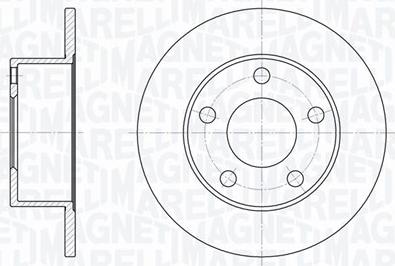 Magneti Marelli 361302040161 - Disque de frein cwaw.fr