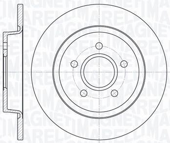 Magneti Marelli 361302040109 - Disque de frein cwaw.fr