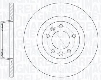 Magneti Marelli 361302040105 - Disque de frein cwaw.fr