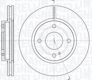 Magneti Marelli 361302040108 - Disque de frein cwaw.fr