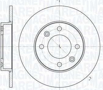 Magneti Marelli 361302040111 - Disque de frein cwaw.fr