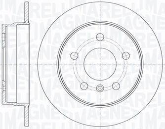 Magneti Marelli 361302040113 - Disque de frein cwaw.fr