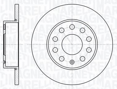 Magneti Marelli 361302040117 - Disque de frein cwaw.fr