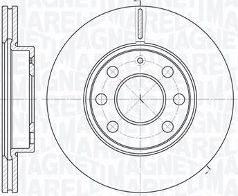 Magneti Marelli 361302040184 - Disque de frein cwaw.fr