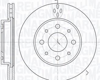 Magneti Marelli 361302040186 - Disque de frein cwaw.fr