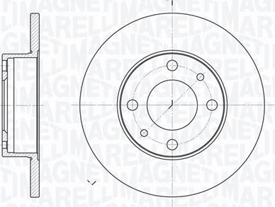 Magneti Marelli 361302040181 - Disque de frein cwaw.fr