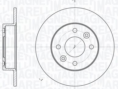 Magneti Marelli 361302040183 - Disque de frein cwaw.fr