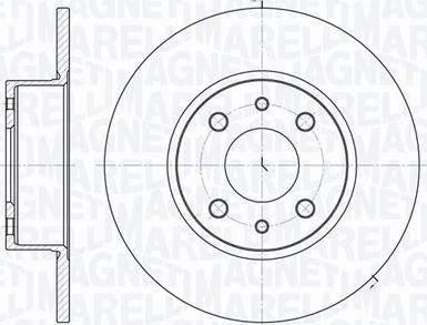 Magneti Marelli 361302040187 - Disque de frein cwaw.fr