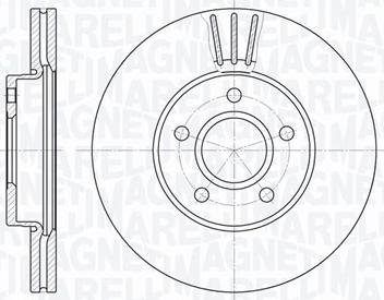 Magneti Marelli 361302040136 - Disque de frein cwaw.fr