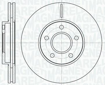 Magneti Marelli 361302040130 - Disque de frein cwaw.fr