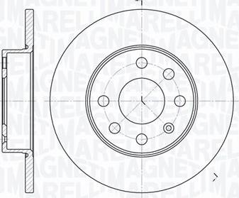 Magneti Marelli 361302040129 - Disque de frein cwaw.fr