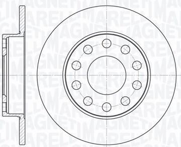 Magneti Marelli 361302040125 - Disque de frein cwaw.fr