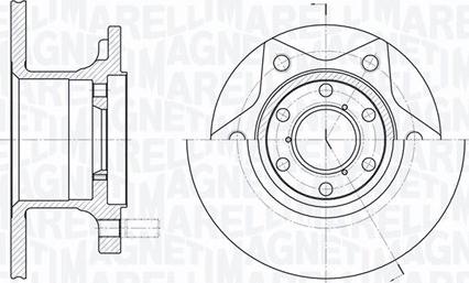 Magneti Marelli 361302040179 - Disque de frein cwaw.fr