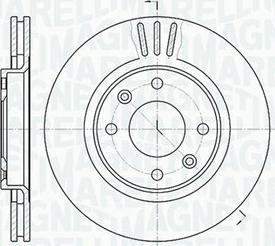 Magneti Marelli 361302040174 - Disque de frein cwaw.fr