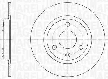 Magneti Marelli 361302040173 - Disque de frein cwaw.fr