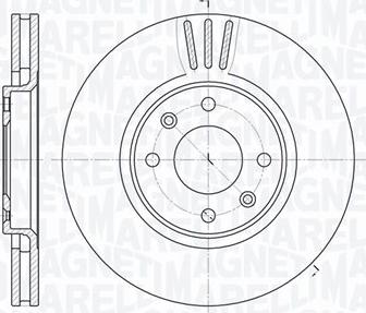 Magneti Marelli 361302040172 - Disque de frein cwaw.fr