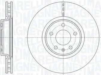 Magneti Marelli 361302040805 - Disque de frein cwaw.fr