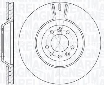 Magneti Marelli 361302040814 - Disque de frein cwaw.fr