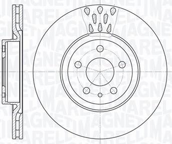 Magneti Marelli 361302040813 - Disque de frein cwaw.fr