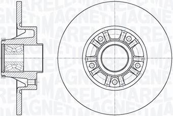 Magneti Marelli 361302040817 - Disque de frein cwaw.fr