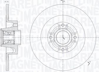 Magneti Marelli 361302040820 - Disque de frein cwaw.fr