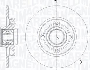 Magneti Marelli 361302040821 - Disque de frein cwaw.fr