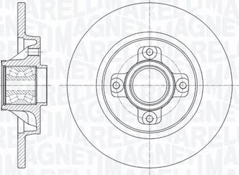 Magneti Marelli 361302040823 - Disque de frein cwaw.fr