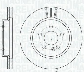 Magneti Marelli 361302040396 - Disque de frein cwaw.fr