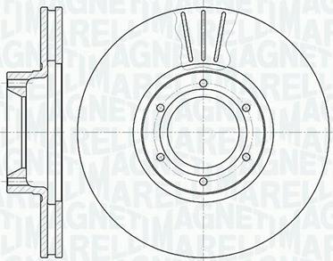 Magneti Marelli 361302040390 - Disque de frein cwaw.fr