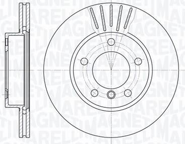 Magneti Marelli 361302040346 - Disque de frein cwaw.fr