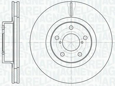 Magneti Marelli 361302040348 - Disque de frein cwaw.fr